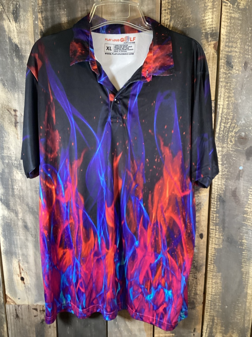 Play Loud Golf polo shirt men’s size XL